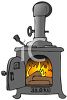 wood stove